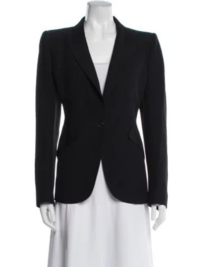 Pre-owned Alexander Mcqueen Blazer In Black