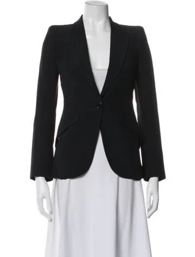 Pre-owned Alexander Mcqueen Blazer In Black