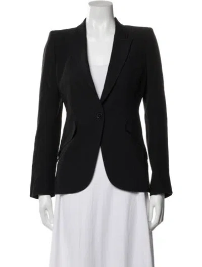Pre-owned Alexander Mcqueen Blazer In Black