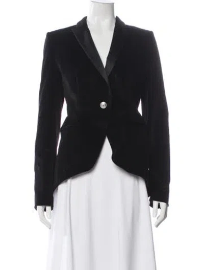 Pre-owned Alexander Mcqueen Blazer In Black
