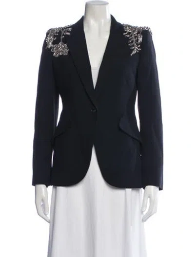 Pre-owned Alexander Mcqueen Blazer In Black