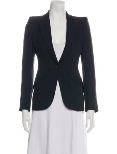 Pre-owned Alexander Mcqueen Blazer In Black