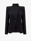Alexander Mcqueen Coats & Jackets In Black