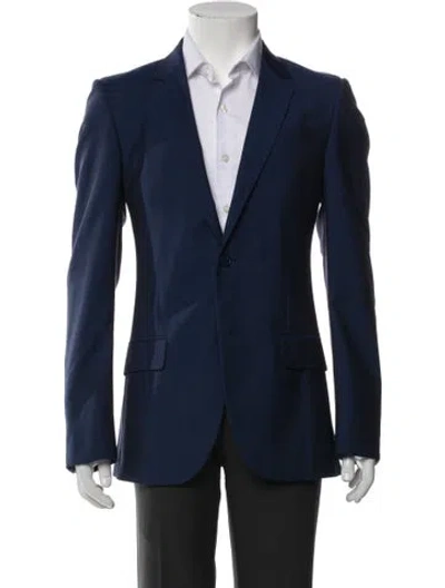 Pre-owned Alexander Mcqueen Blazer In Blue