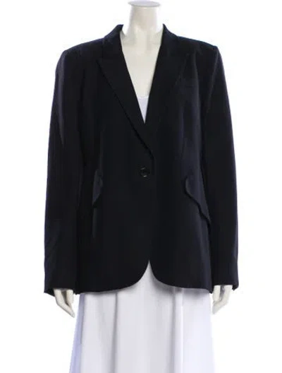 Pre-owned Alexander Mcqueen Blazer In Blue