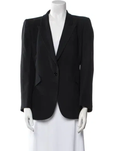 Pre-owned Alexander Mcqueen Blazer In Blue