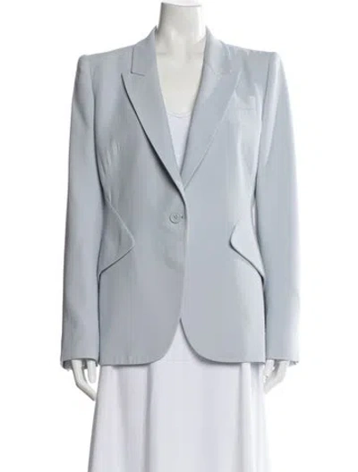 Pre-owned Alexander Mcqueen Blazer In Blue