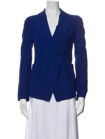 Pre-owned Alexander Mcqueen Blazer In Blue