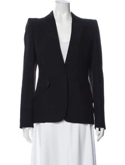 Pre-owned Alexander Mcqueen Blazer In Blue