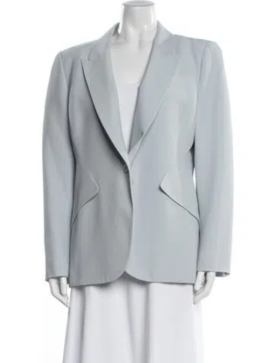 Pre-owned Alexander Mcqueen Blazer In Blue