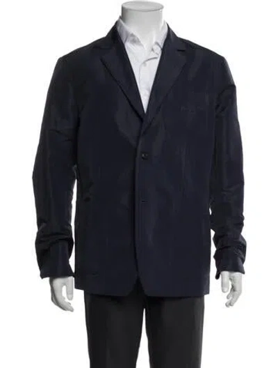 Pre-owned Alexander Mcqueen Blazer In Blue