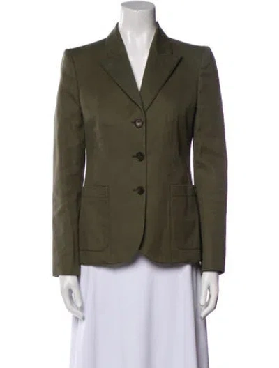 Pre-owned Alexander Mcqueen Blazer In Green
