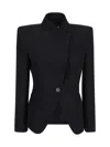 Alexander Mcqueen Coats & Jackets In Black