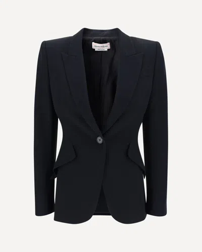 Alexander Mcqueen Blazer Jacket In Black