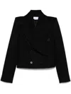 Alexander Mcqueen Wool-cashmere Oversized Lapel Peacoat In Black