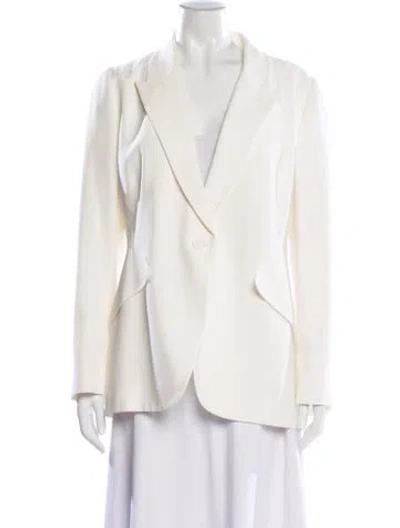 Pre-owned Alexander Mcqueen Blazer In Neutral