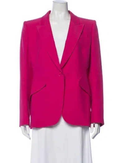 Pre-owned Alexander Mcqueen Blazer In Pink