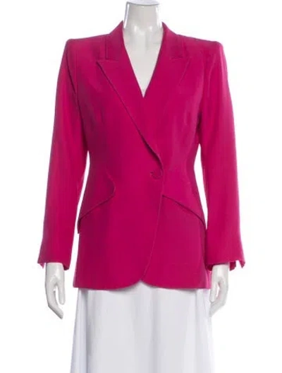 Pre-owned Alexander Mcqueen Blazer In Pink