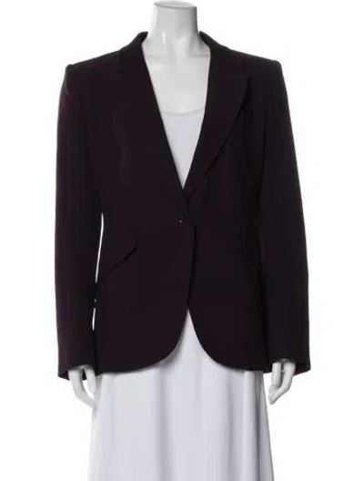 Pre-owned Alexander Mcqueen Blazer In Purple