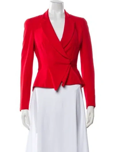 Pre-owned Alexander Mcqueen Blazer In Red
