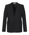 Alexander Mcqueen Blazer With Lurex Thread In Red