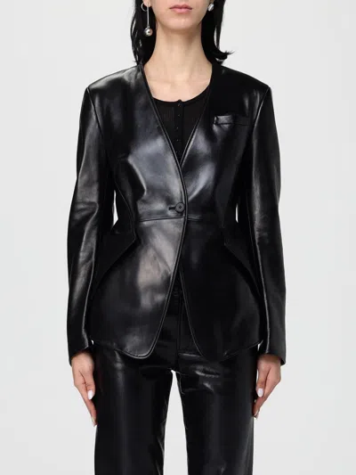 Alexander Mcqueen Blazer Woman Mcqueen In Black