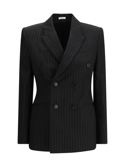 Alexander Mcqueen Blazers & Vests In Black