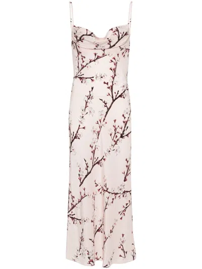 ALEXANDER MCQUEEN BLOSSOM MIDI DRESS