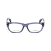 Alexander Mcqueen Blue Acetate Frames In Blue