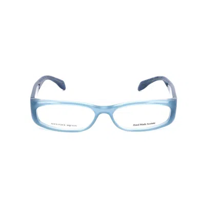 Alexander Mcqueen Blue Acetate Glasses Women's (frames)