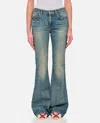 Alexander Mcqueen Bootcut Wide-leg Jeans In Blue