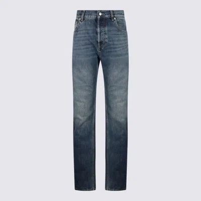 Alexander Mcqueen Blue Cotton Denim Jeans