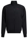 Alexander Mcqueen Blue Cotton Sweatshirt In Black