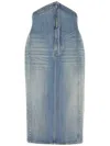 Alexander Mcqueen Alexander Mc Queen Denim Long Skirt