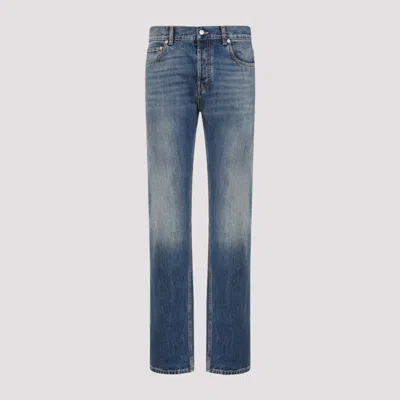 Alexander Mcqueen Alexander Mc Queen Workwear Denim Jeans In Blue