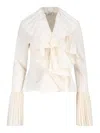 Alexander Mcqueen Blusa - Blanco In White