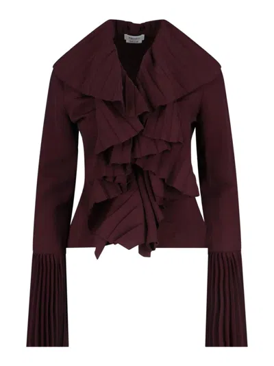 ALEXANDER MCQUEEN PLEATED BLOUSE