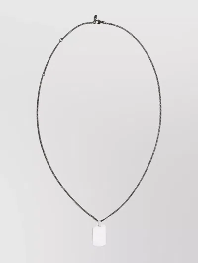 Alexander Mcqueen Bold Skull Pendant Necklace