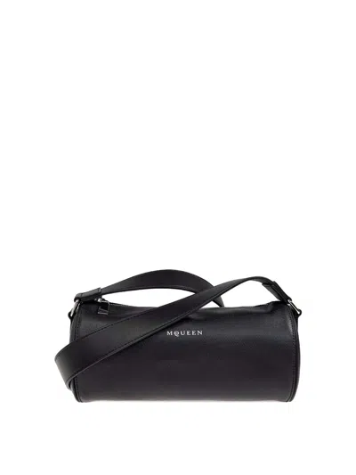 Alexander Mcqueen Roller Small Crossbody In Black