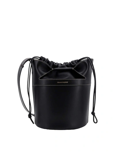 Alexander Mcqueen Bolsa Bandolera Negro In Black ModeSens