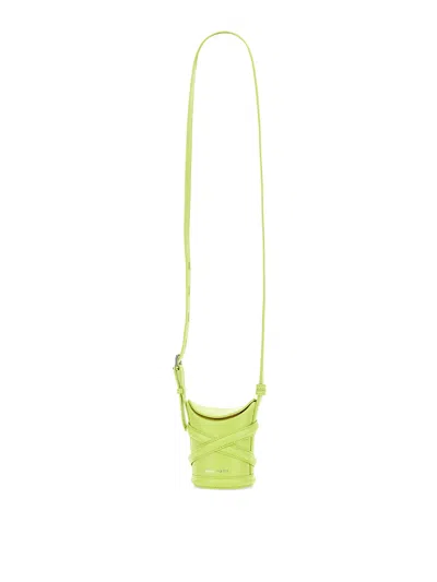 Alexander Mcqueen The Curve Mini Bag In Green