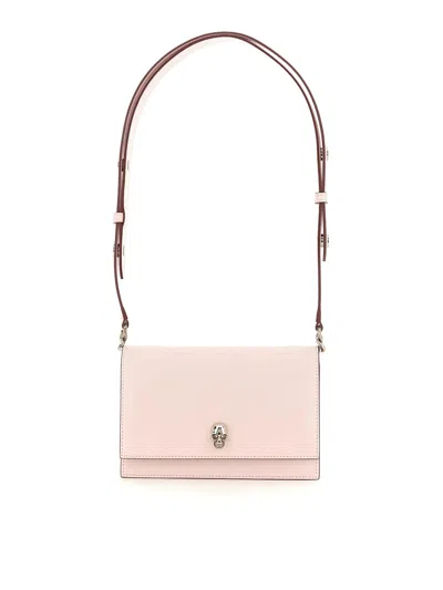 Alexander Mcqueen Small Skull Bag In Pink