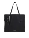 Alexander Mcqueen Alexander Mc Queen T Bar Leather Tote Bag In Silver