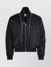 Alexander Mcqueen Alexander Mc Queen Black Nylon Zip Bomber In Black