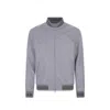 Alexander Mcqueen Bomber Jacket Men In Gray