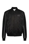 Alexander Mcqueen Diamond-quilting Bomber Jacket In Black