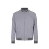 Alexander Mcqueen Bomber Jacket Men In Gray