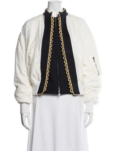 Pre-owned Alexander Mcqueen Bomber Jacket In Multicolor