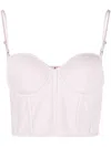 ALEXANDER MCQUEEN BONED CORSET TOP