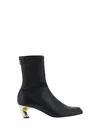 Alexander Mcqueen Armadillo Leather Boots